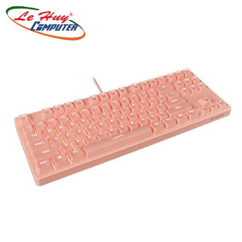 Bàn phím chơi game cơ E-DRA EK387L - Pink (Blue Switch, Brown Switch, Red Switch)