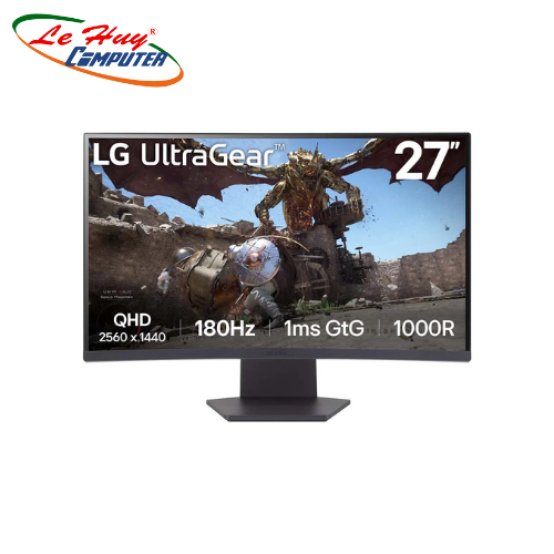 Màn Hình Gaming LG UltraGear 27GS60QC-B (27 inch - VA - QHD - 180Hz - 1ms - Cong)