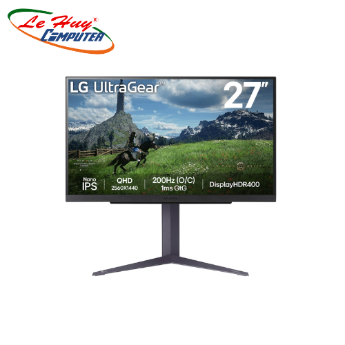 Màn hình Gaming LG 27GS85Q-B.ATV QHD (27 inch, 2K, Nano IPS, 200Hz, 1ms)