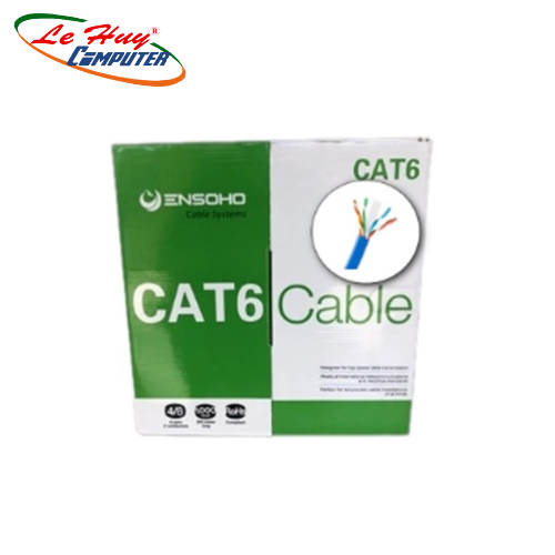 Cable mạng Ensoho UTP 6E Màu Xanh Dương 305m (EN-U6CA25)