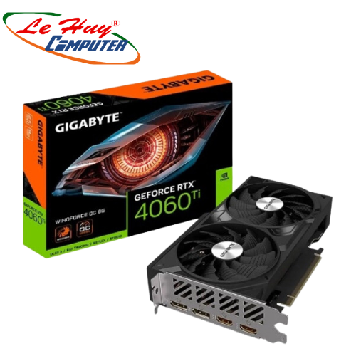 Card Màn Hình - VGA Gigabyte GeForce RTX 4060 Ti WINDFORCE OC 8G V2 (GV-N406TWF2OCV2-8GD)