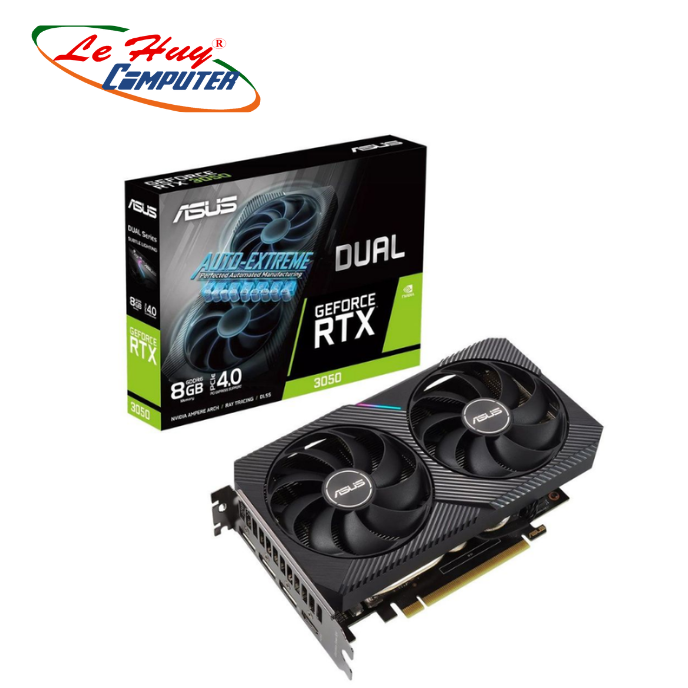 Card màn hình ASUS Dual GeForce RTX 3050 V2 8GB (DUAL-RTX3050-8G-V2)- Vat 5300k