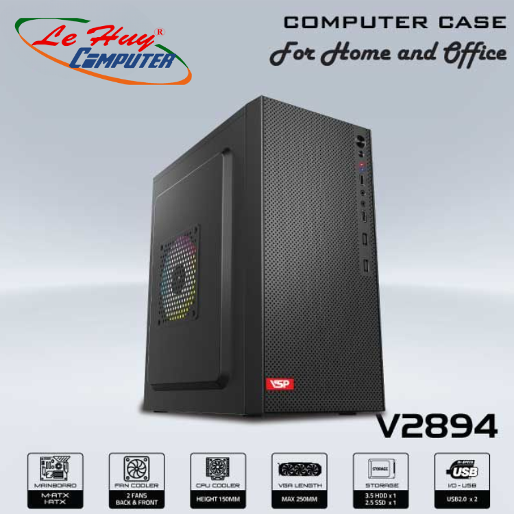 Vỏ máy tính VSP M-ATX/I-ATX V2894