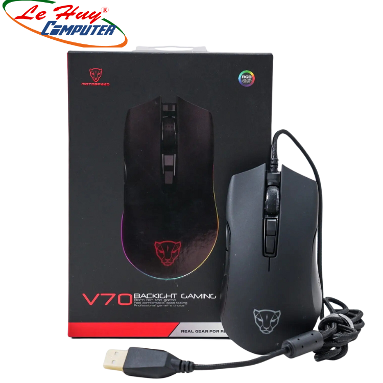 Chuột máy tính Motospeed V70 RGB