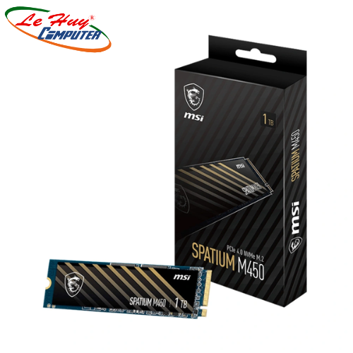 Ổ cứng SSD MSI SPATIUM 1TB M.2 2280 PCIe Gen4 x4 NVMe SPATIUM-M450-1TB