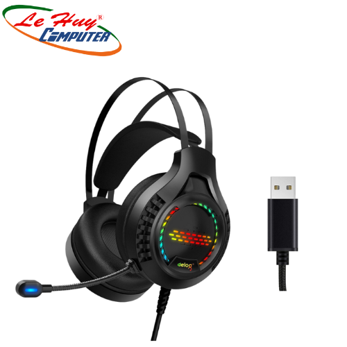 Tai Nghe Vi Tính Có Mic Gaming Deiog E8150 USB 7.1