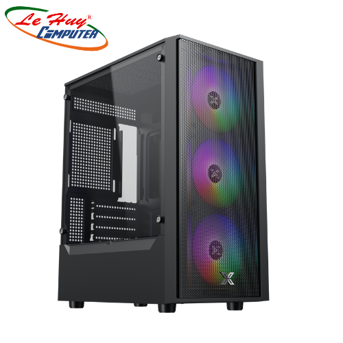 Vỏ Case Xigmatek MYX Air 3F EN45967 (Matx, 3 fan RGB, Màu Đen)