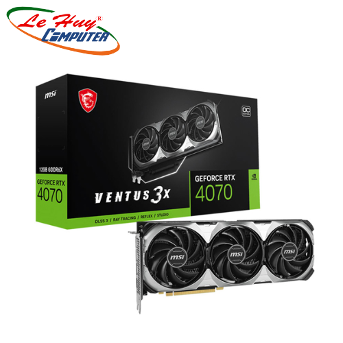 Card màn hình - VGA MSI RTX 4070 VENTUS 3X E1 12GB OC