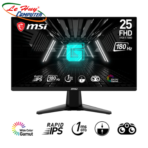 Màn hình LCD Gaming MSI G255F 24.5 inch, Full HD, IPS, 180Hz, 1ms