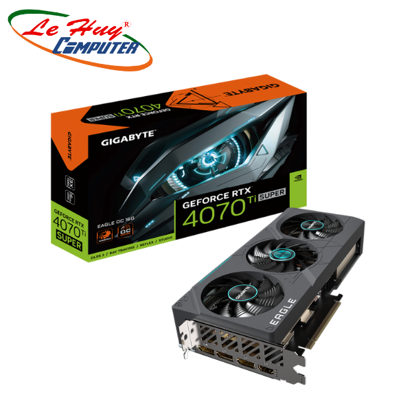 Card Màn Hình - VGA GIGABYTE GEFORCE RTX 4070 Ti SUPER EAGLE OC 16G (GV-N407TSEAGLE OC-16GD)