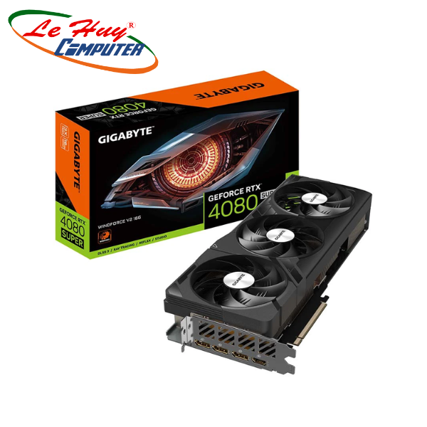 Card Màn Hình - VGA Gigabyte GeForce RTX 4080 SUPER WINDFORCE V2 16GB (GV-N408SWF3V2-16GD)