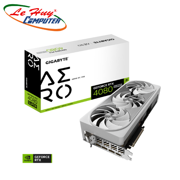 Card màn hình VGA GIGABYTE GeForce RTX 4080 SUPER AERO OC 16G (GV-N408SAERO OC-16GD)