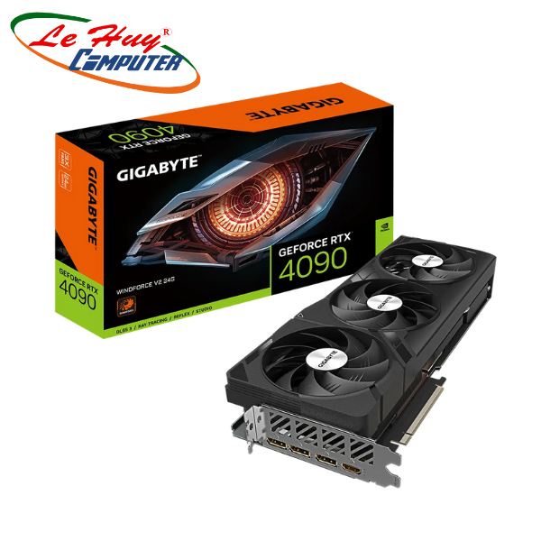 Card màn hình VGA GIGABYTE GeForce RTX 4090 WINDFORCE V2 24G (GV-N4090WF3V2-24GD)