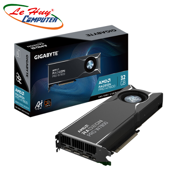 Card Màn Hình VGA Gigabyte AMD Radeon PRO W7800 AI TOP 32G