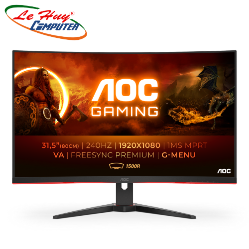 Màn Hình LCD AOC C32G2ZE 32 inch Full HD VA 240 Hz Cong