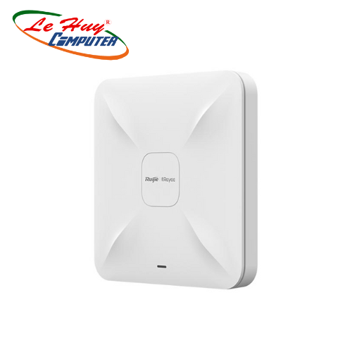 Thiết bị mạng - Router Wi-Fi RUIJIE RG-RAP2260 WiFi 6 ốp trần 1775Mbps, Tải 500user, 1 Cổng PoE chuẩn Gigabit