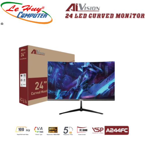 Màn hình cong AiVision A244FC 24 Inch 100Hz