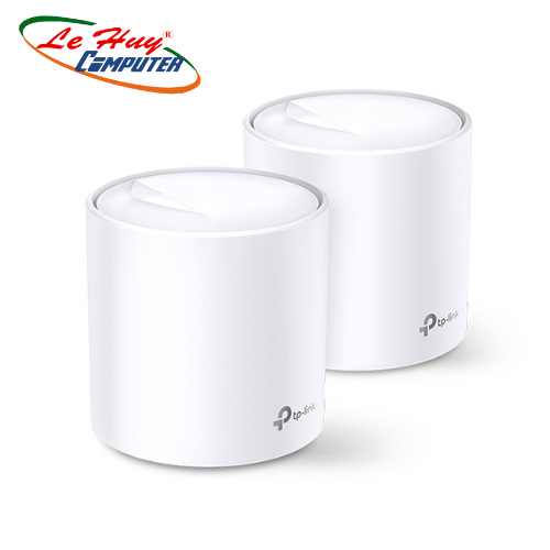 Bộ Phát Wifi 6 TP-Link Deco X60 2-Pack (Chuẩn AX/ AX5400Mbps/ 4 Ăng-ten Ngầm/ Wifi Mesh/ 55 User)