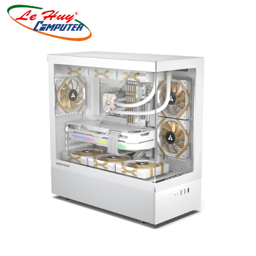 Vỏ Máy Tính Golden Field HIFI MTX360 White