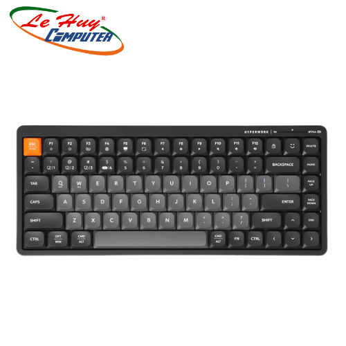 Bàn phím không dây HyperWork-TS01M SilentKey Mini Black