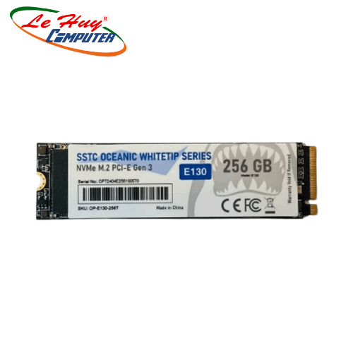 Ổ Cứng SSD SSTC Oceanic Whitetip E130 256GB NVMe M.2 PCIe Gen 3