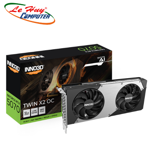 Card màn hình - VGA INNO3D GeForce RTX5070 TWIN X2 OC