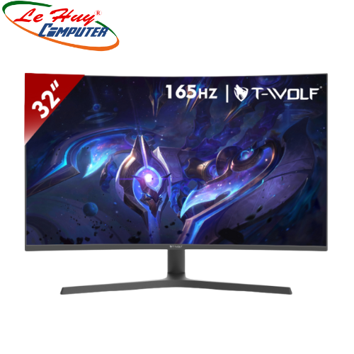 Màn hình T-Wolf 32inch TW-C32VQHD165 2K VA QHD (/DP/USB/HDMI*2/165Hz)