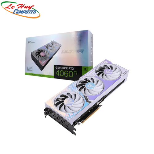 Card Màn Hình - VGA Colorful iGame GeForce RTX 4060 Ti Ultra W OC 8GB-V