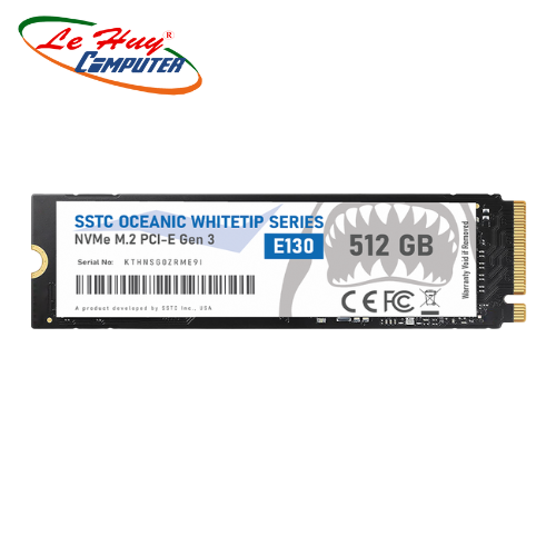 Ổ Cứng  SSD SSTC Oceanic Whitetip E130 512GB M.2 2280 PCIe NVMe (Gen 3x4)