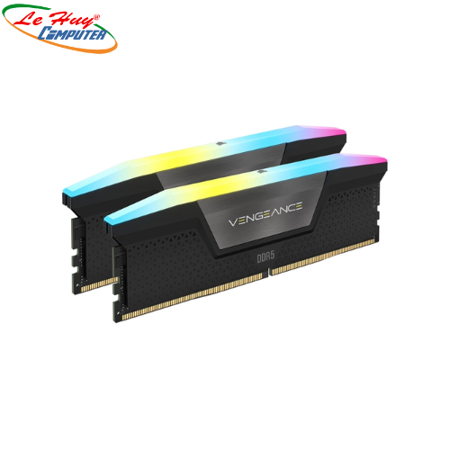 Ram Máy Tính Corsair VENGEANCE RGB 32GB (2x16GB) DDR5 bus 6000MHz Black (CMH32GX5M2E6000C36)