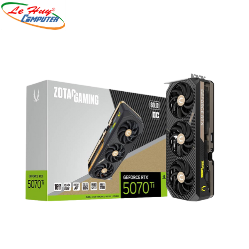 Card Màn Hình - VGA ZOTAC GAMING GeForce RTX 5070 Ti SOLID OC – 16GB GDDR7