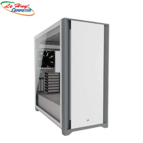 Vỏ máy tính Corsair 5000D TG White (CC-9011209-WW)