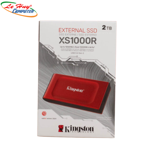 Ổ cứng di động SSD Kingston XS1000R 2TB (USB 3.2 Gen 2 / 1,050MB/s read, 1,000MB/s write )_ SXS1000R/2000G