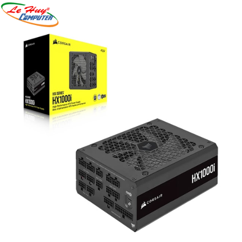 Nguồn máy tính Corsair HX1000i 2023 (ATX 3.1, PCIe 5.1, 80 Plus Platinum, Full Modul) CP-9020259-NA