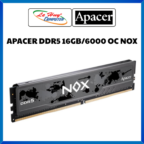 Ram Máy Tính APACER DDR5 16GB (1x16GB) 6000MHZ OC NOX BLACK (AH5U16G60C522MBAA-1)