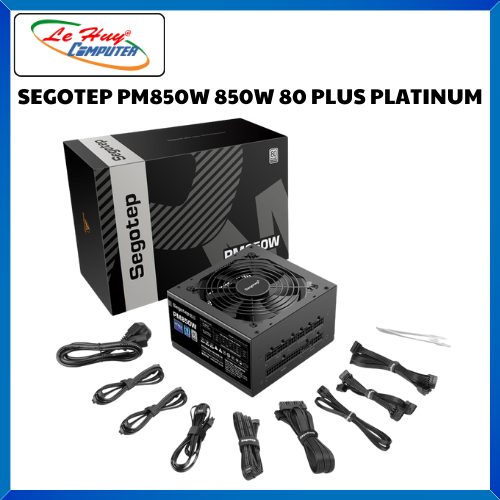 Nguồn Máy Tính SEGOTEP PM850W (850W | Full Modular | 80 PLUS PLATINUM PCIE 5.1 | Black